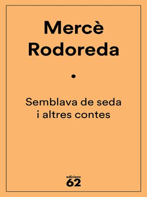 cover image of Semblava de seda i altres contes